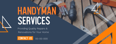 Handyman Services Facebook cover Image Preview