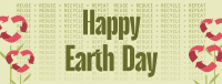 Earth Day Recycle Facebook Cover Design