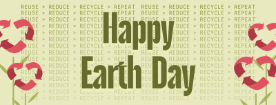 Earth Day Recycle Facebook cover Image Preview