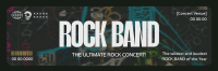 Minimalist Rock Band Twitter Header Design