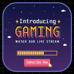 Introducing Gaming Stream Instagram post Image Preview