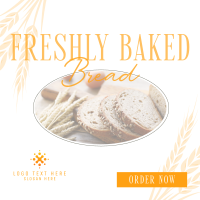Baked Bread Bakery Instagram Post Design