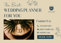 Boho Wedding Planner Postcard Image Preview