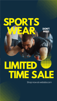 Sportwear Promo Facebook story Image Preview