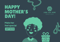 Mother's Day Presents Postcard Design