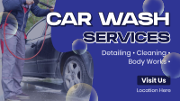 Carwash Auto Detailing Animation Image Preview