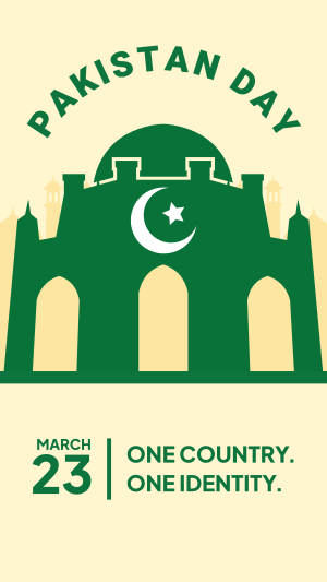 Pakistan Day Celebration Facebook story