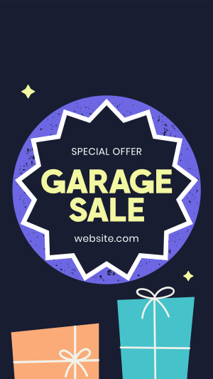 Garage Sale Ad Facebook story Image Preview