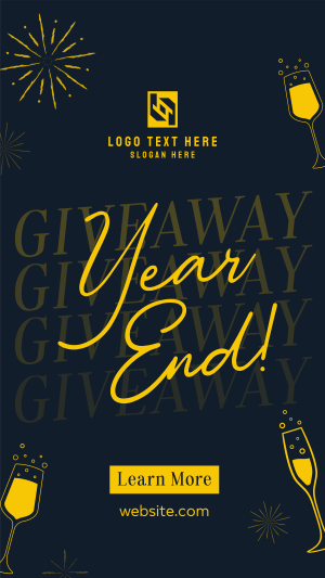 Year End Giveaway Instagram story Image Preview