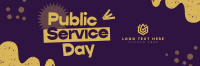 Public Service Day Twitter header (cover) Image Preview