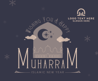 Wishing You a Happy Muharram Facebook Post Design