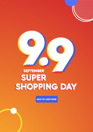 9.9 Super Sale Flyer Image Preview