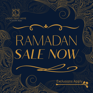 Ornamental Ramadan Sale Instagram post Image Preview