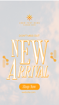 Aesthetic New Arrival Facebook Story Design