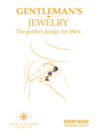 Gentleman's Jewelry Flyer Design