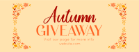 Autumn Giveaway Post Facebook Cover Design