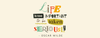 Life is Important Quote Facebook cover Image Preview