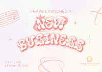 Y2K New Business Postcard Image Preview