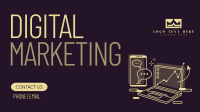 Simple Digital Marketing  Facebook Event Cover Design