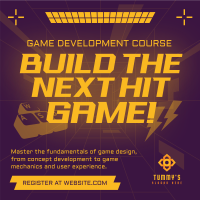 Game Development Course Instagram Post Image Preview