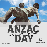 Anzac Day Soldiers Instagram post Image Preview