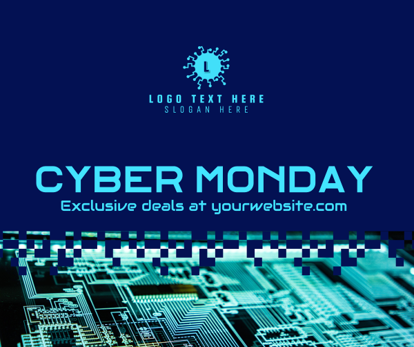 Cyber Monday Facebook Post Design Image Preview