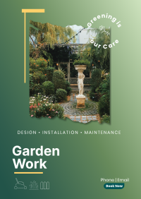 Garden Work Flyer Design