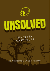 Unsolved Mysteries Flyer Design