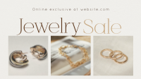 Luxurious Jewelry Sale Facebook Event Cover Design