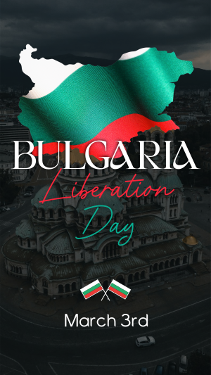 Bulgaria Liberation Day Facebook story Image Preview
