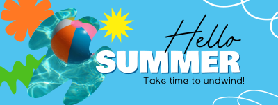 It's Summer Time Facebook cover Image Preview