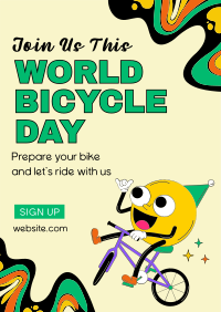 It's Bicycle Day Poster Image Preview