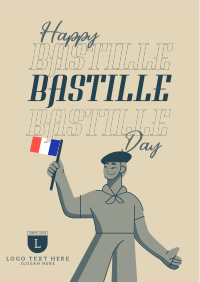Hey Hey It's Bastille Day Flyer Image Preview