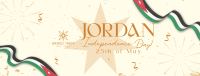 Jordan Independence Ribbon Facebook Cover Design