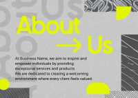 Streetstyle About Us Postcard Design