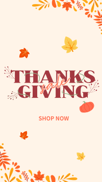 Thanksgiving Autumn Sale YouTube short Image Preview