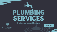 Home Plumbing Services Facebook Event Cover Design