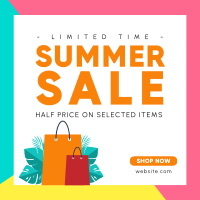 Summer Shopping Instagram post Image Preview