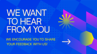 Gradient Customer Feedback Animation Image Preview