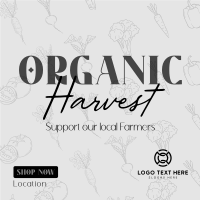 Organic Harvest Instagram Post Design
