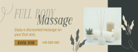 Relaxing Massage Therapy Facebook Cover Design