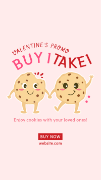 Valentine Cookies Instagram Story Design