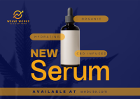 Organic Skin Serum Postcard Image Preview