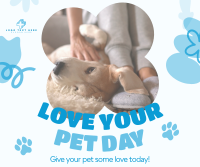 Pet Loving Day Facebook Post Design