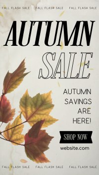 Autumn Saving Sale TikTok Video Preview