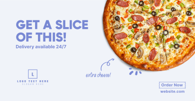 Pizza Slice Facebook ad Image Preview