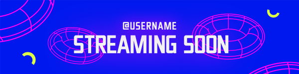 Modern Streamer Twitch Banner Design Image Preview