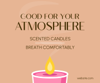 Scented  Candles Facebook Post Design