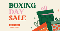 Boxing Day Flash Sale Facebook Ad Design