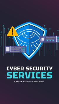 Cyber Security Services Facebook Story Design